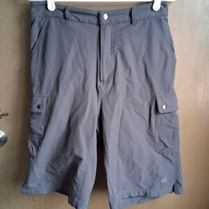 Novara Mens Biking Shorts Gray Padded Seat No‎ Size Pockets